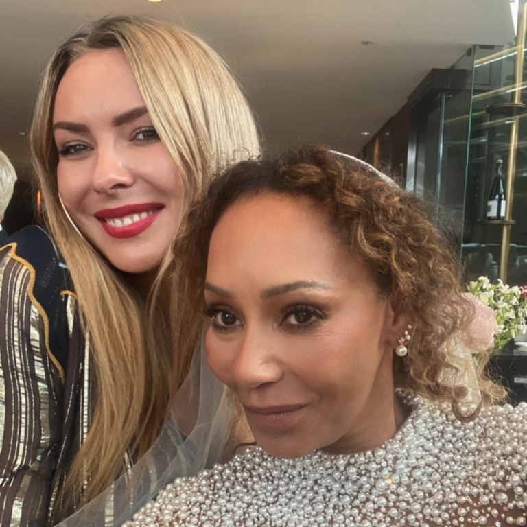 Edy London(Left) top eyelash specialist London, with Mel B from the Spice girls (right)